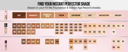 MAYBELLINE New York Instant Age Rewind Perfector 4-In-1 Glow Makeup, 1.5 Light Medium, 0.68 oz
