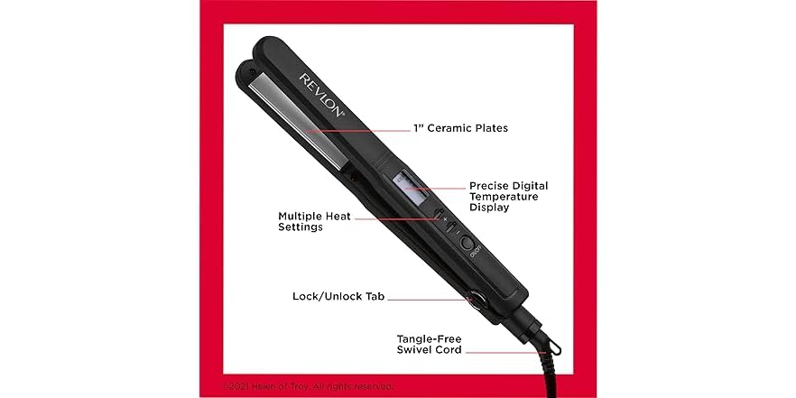 Revlon Flat Iron 1.5Inch Ceramic