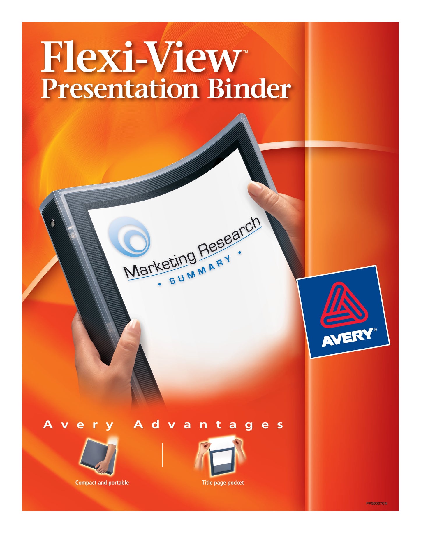 Avery 1" Flexi View Binder - Assorted