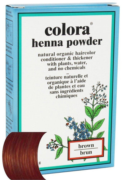 Colora Henna Powder Hair Color Gold Brown 2oz