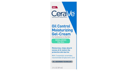 CeraVe Oil Control Moisturizing Face Gel Cream, 3 oz