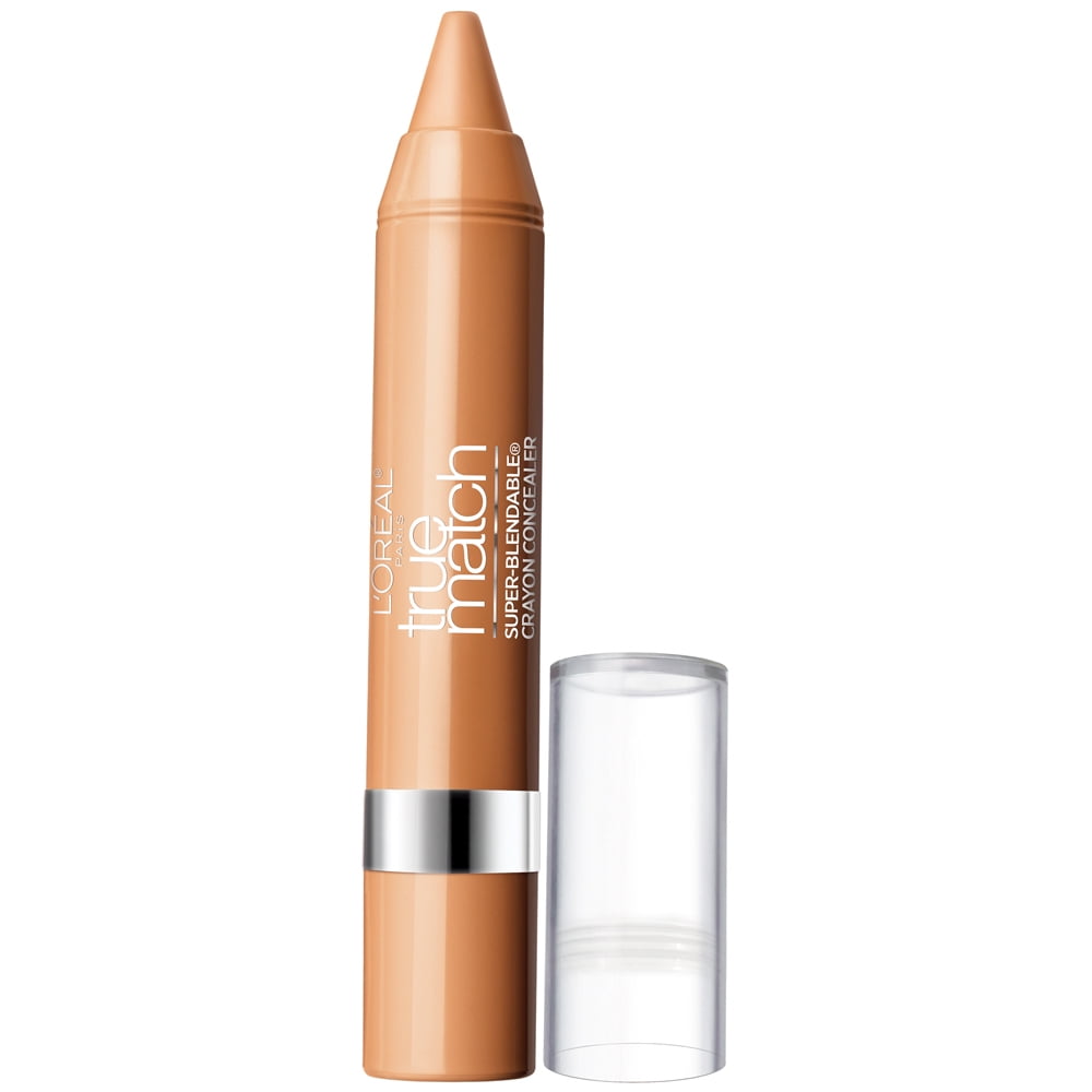 L'ORÉAL PARIS True Match Super Blendable Crayon Concealer, W6-7-8 Medium/Deep, 0.1 oz.