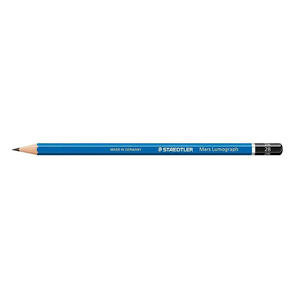Staedtler Lumograph 100-B Drawing Pencil B, 12 Count