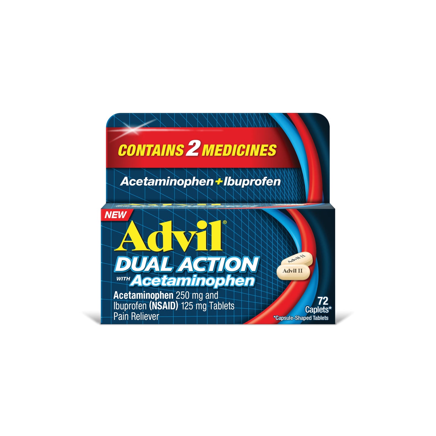 ADVIL DUAL ACTION TB250-125MG 144