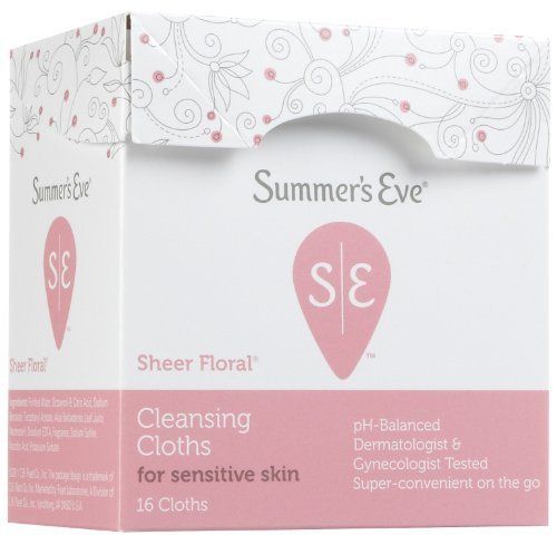 Summers Eve Cleansing Cloths 16 Count Simple Sensitive