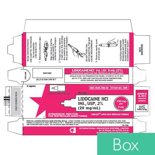 LIDOCAINE HCL MD 2% 25X50ML