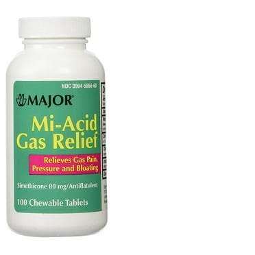 SIMETHICONE CHEWABLE MINT 80MG 100 COUNT