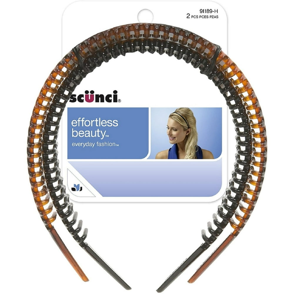 scünci Effortless Beauty Headbands, 3 pack