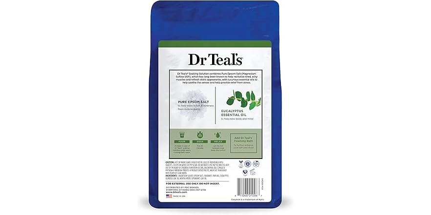 DR TEALS SALT ACHES&PAINS   6LB