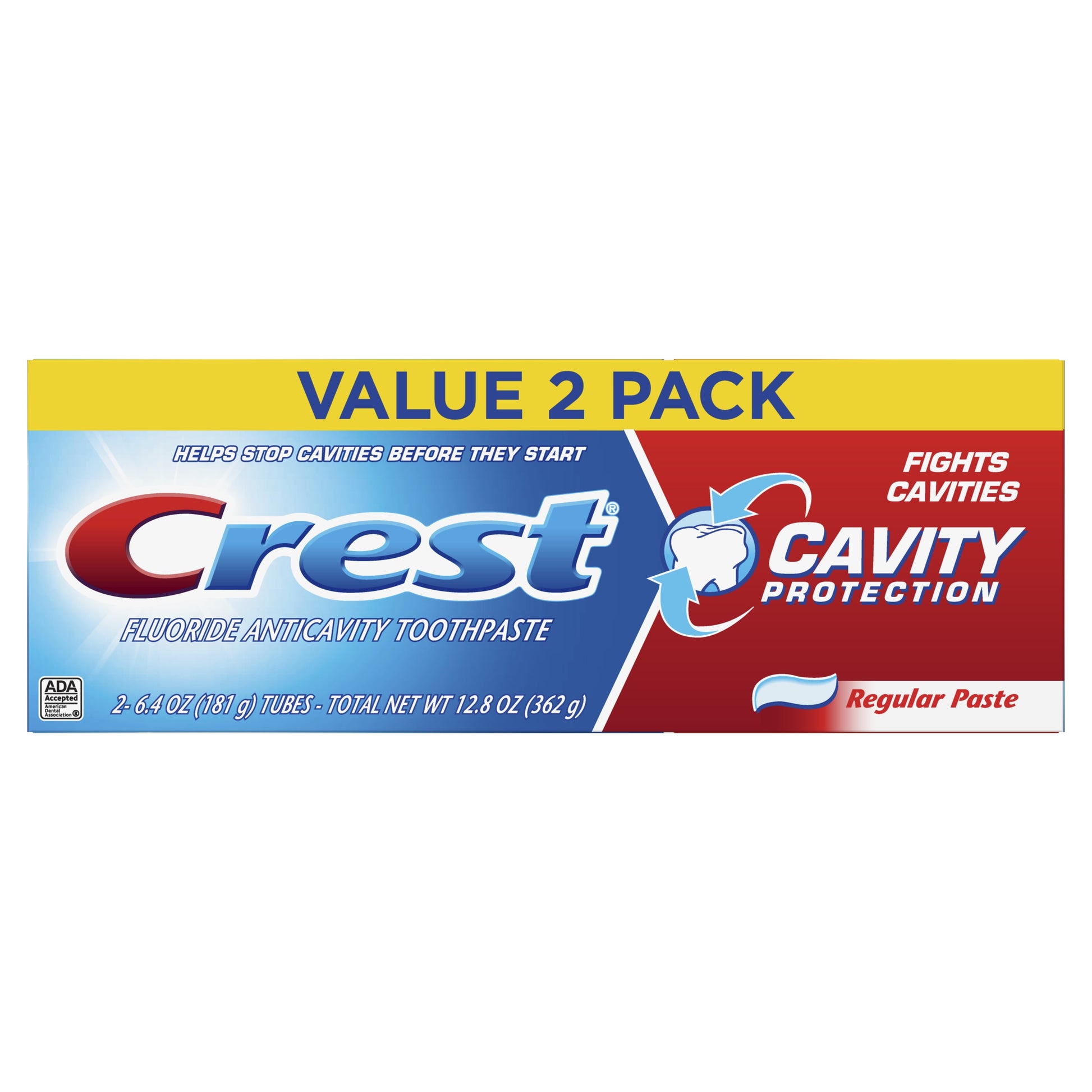 CREST CAVITY PROTECTION TP TWIN 2X5.7OZ