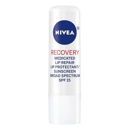 NIVEA LIP CARE MEDICATED RECOVRY 6X.17OZ