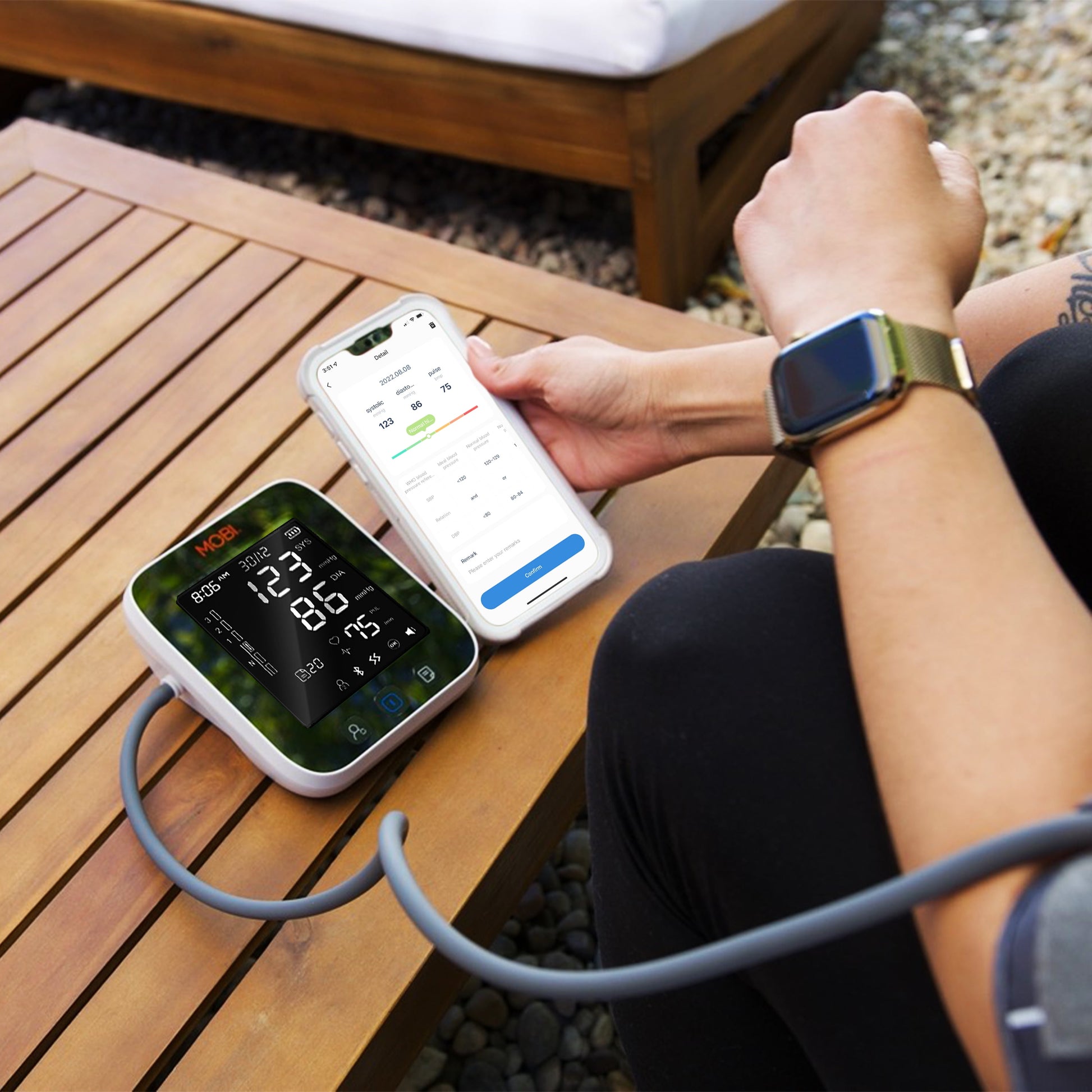 MOBI BLOOD PRESSURE MONITOR SMART
