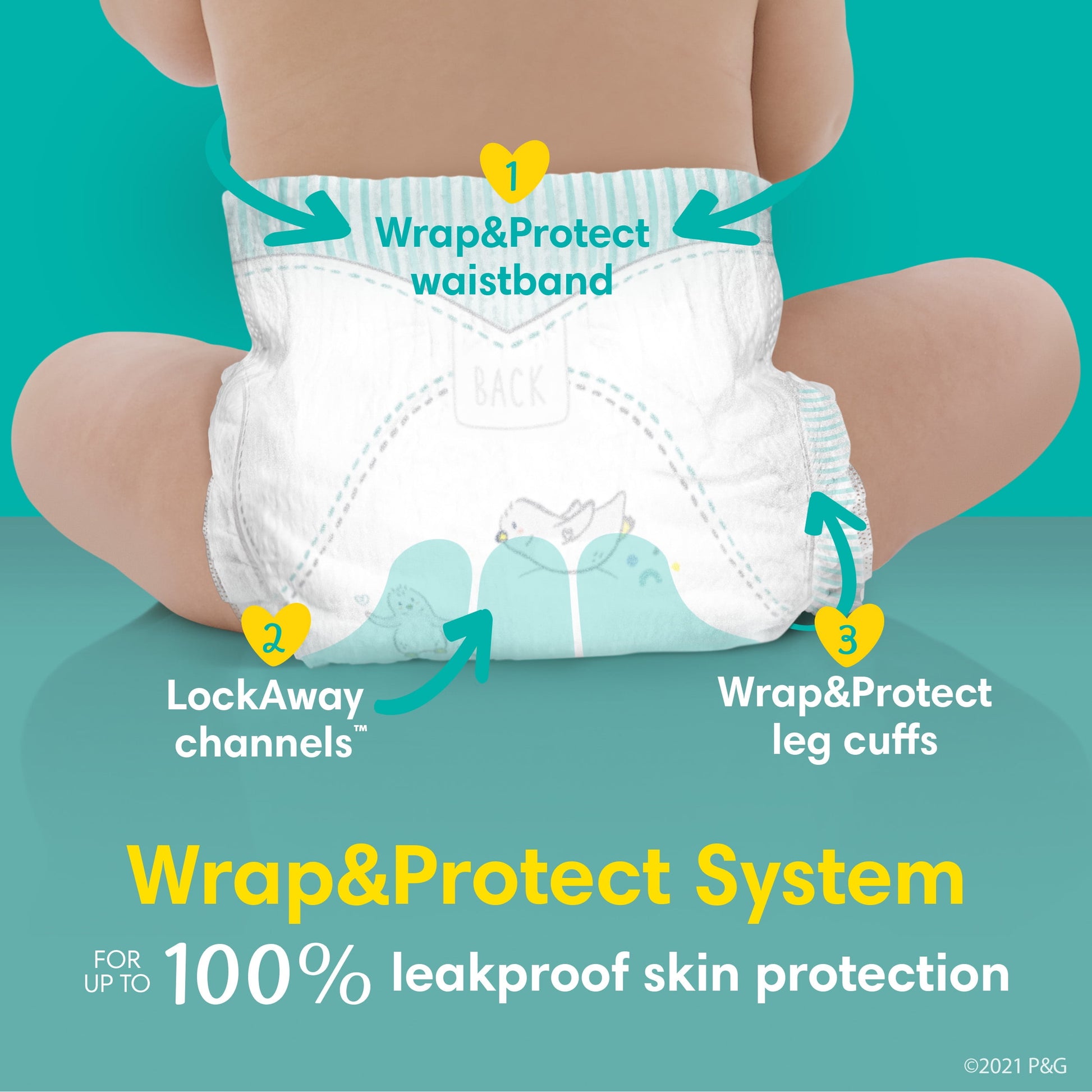 Pampers Diapers Size 5 Swaddlers 19 Count