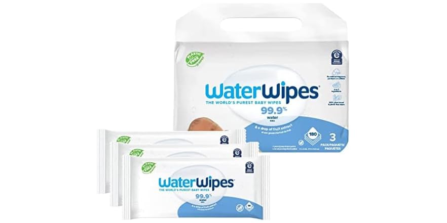 WATERWIPES BABY PA 60