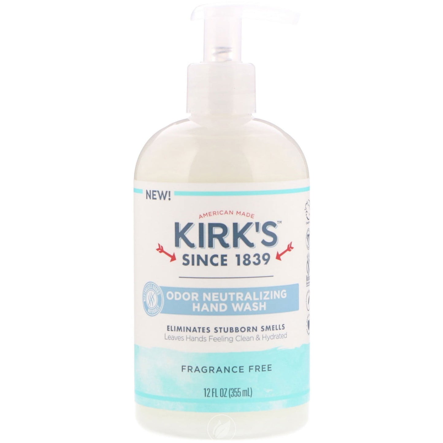 KIRK'S NATURAL HAND SOAP,LMN,EUCALYPTUS