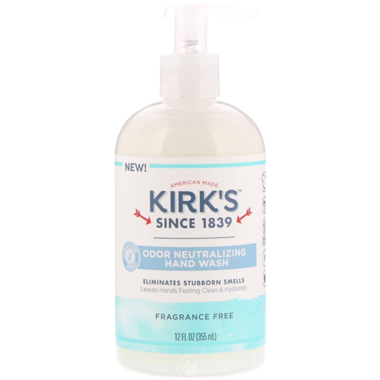 KIRK'S NATURAL HAND SOAP,LMN,EUCALYPTUS