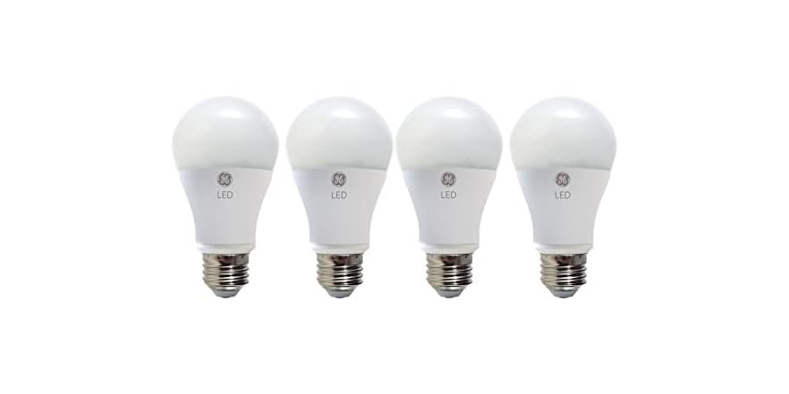 GE Lighting LED A19 Light Bulb with Medium Base, 17-Watt, Daylight, 2-Pack, 2 Count