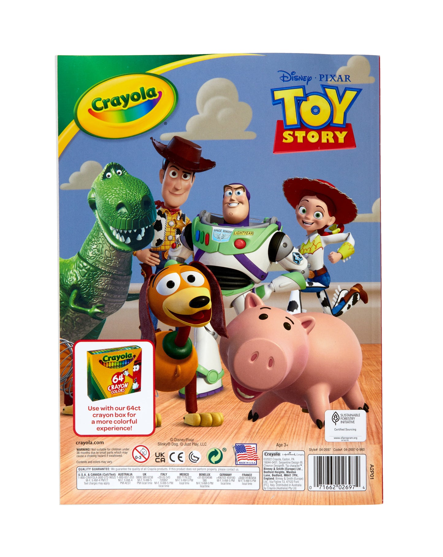 Crayola Toy Story 4 Coloring Pages & Stickers