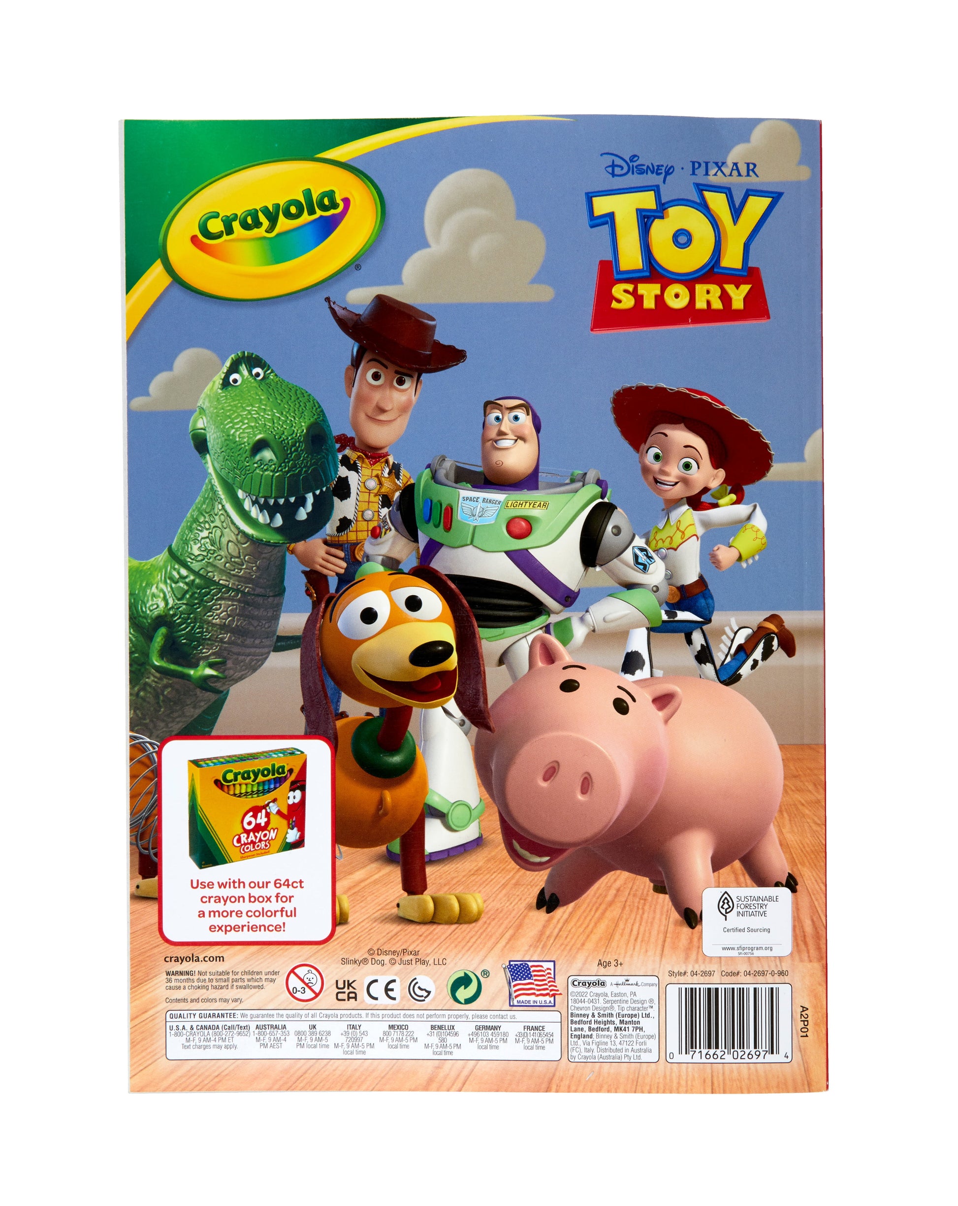 Crayola Toy Story 4 Coloring Pages & Stickers