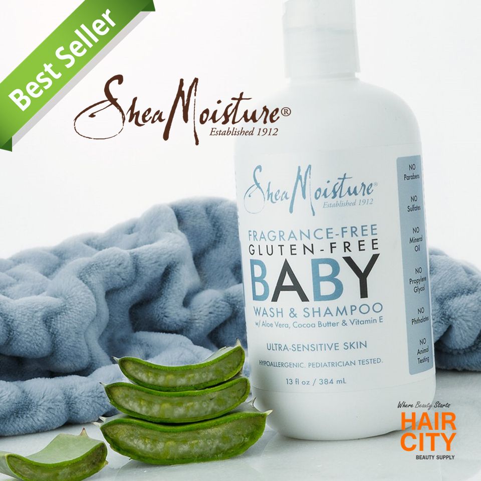 Shea Moisture Baby Wash And Shampoo Hydrate & Nourish 13oz