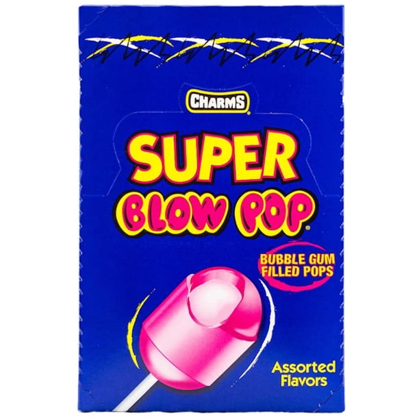 SUPER BLOW POPS 48 ASSORTED
