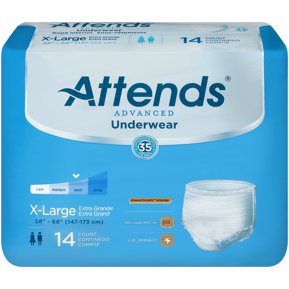 ATTENDS PROT UNDERWEAR XABS XL 4X14CT