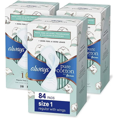 ALWAYS PURE COTTON PA 3X18 UNS