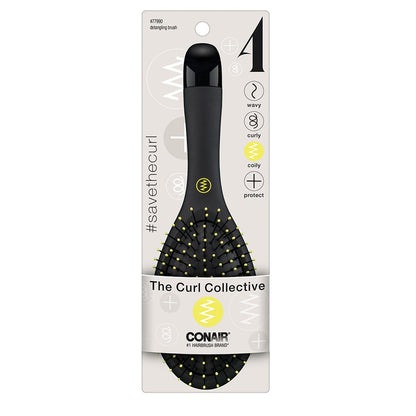 CONAIR Curl Collective 2 Wavy Hair Detangle Cushion Hair Brush