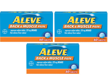 ALEVE BACK AND MUSCLE 220MG TABLET 50CT