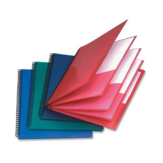Oxford® 8-Pocket Paper Folder, Letter Size, 200-Sheet Capacity, Multicolor