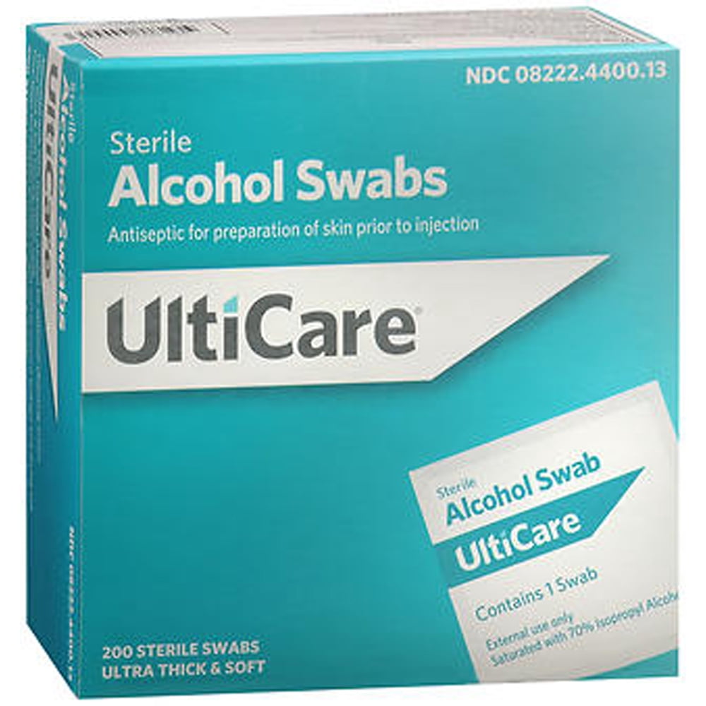 ALCOHOL SWAB 200CT ULTICARE