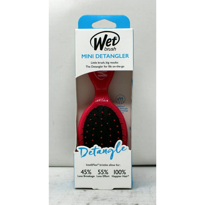 Wet Brush Mini Detangler Hair Brush - Frost Pink