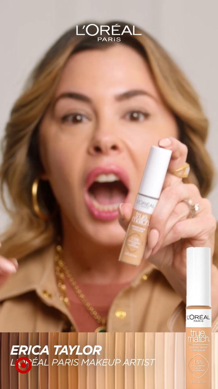 L'ORÉAL PARIS True Match Radiant Serum Concealer with Hyaluronic Acid, N3 Light Medium, 0.33 fl oz