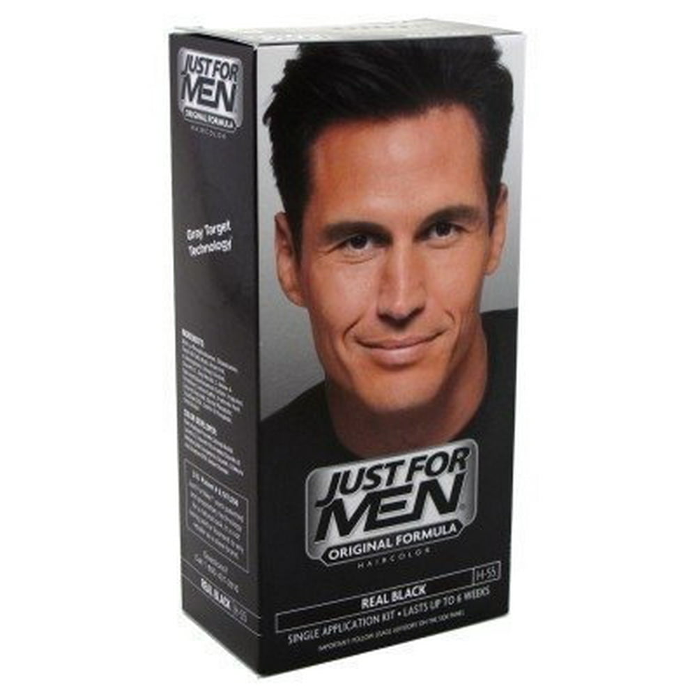 Just For Men Shampoo-In Hair Color For Men - Real Black H-55