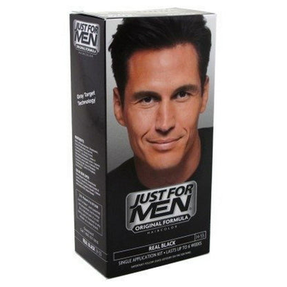 Just For Men Shampoo-In Hair Color For Men - Real Black H-55