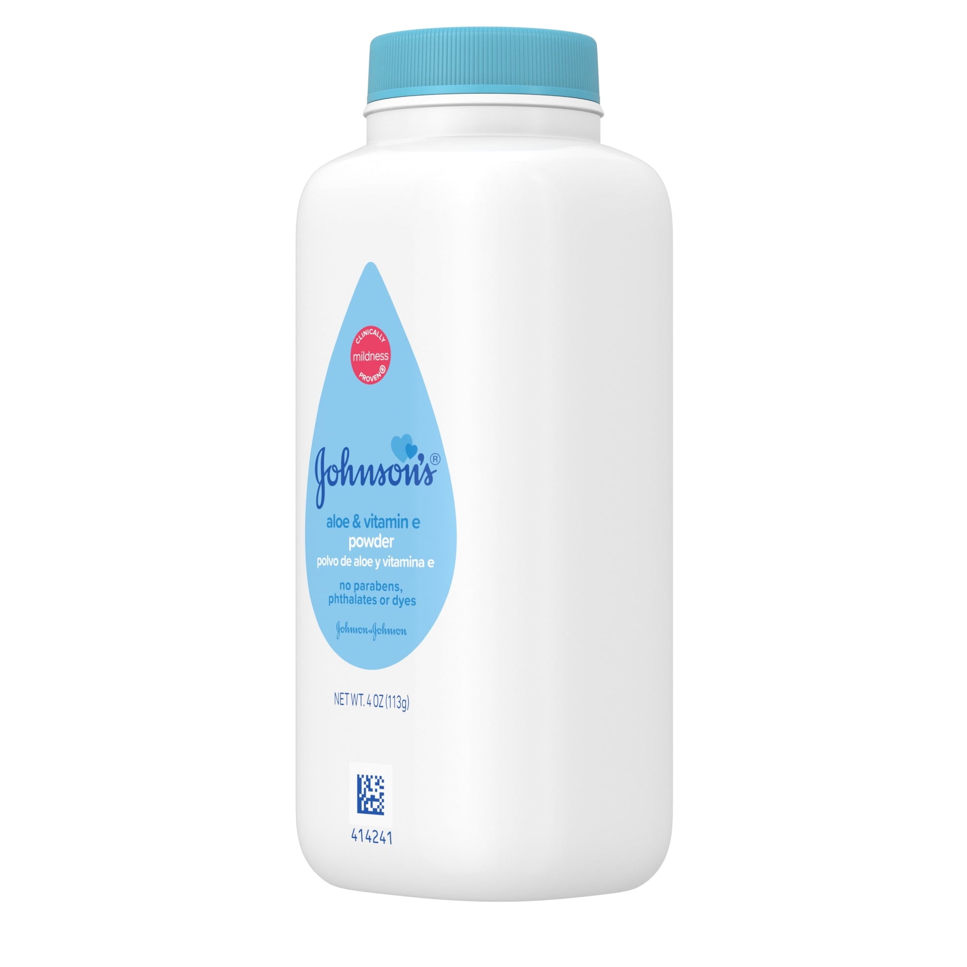 Johnson’s Baby Powder Cornstarch Aloe & Vitamin E, 1.5 oz