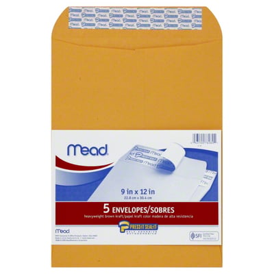 Mead #10 Press-It Seal-It Envelopes 50 ct