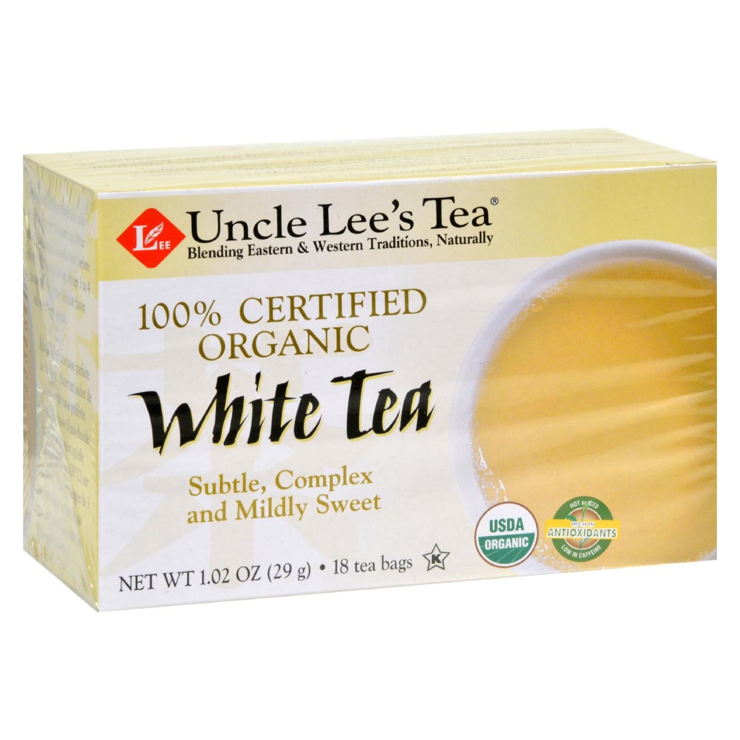 UNCLE LEE'S TEA TEA,LGND OF CHINA,WHITE