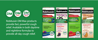 ROBITUSSIN DM MAX STR NIGHTTIME CGH 4OZ