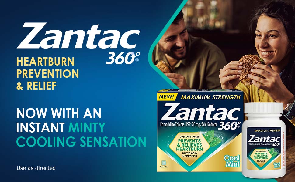 ZANTAC 360 MAX STRENGTH 20MG TABLET 25CT