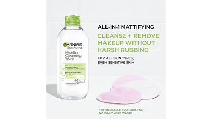 Garnier SkinActive Micellar Cleansing Water - All-In-1, 3.4 oz