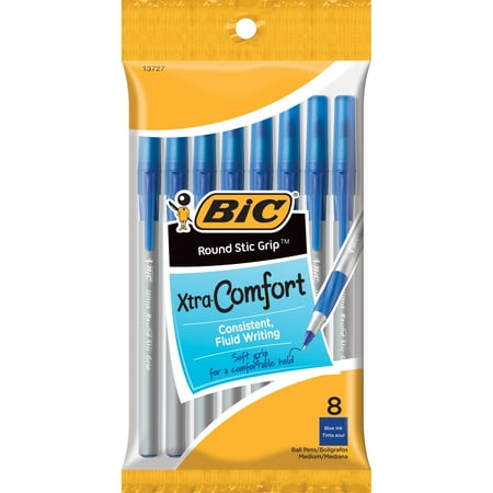 BiC Xtra Comfort Ballpoint Pen - Black, 8 count