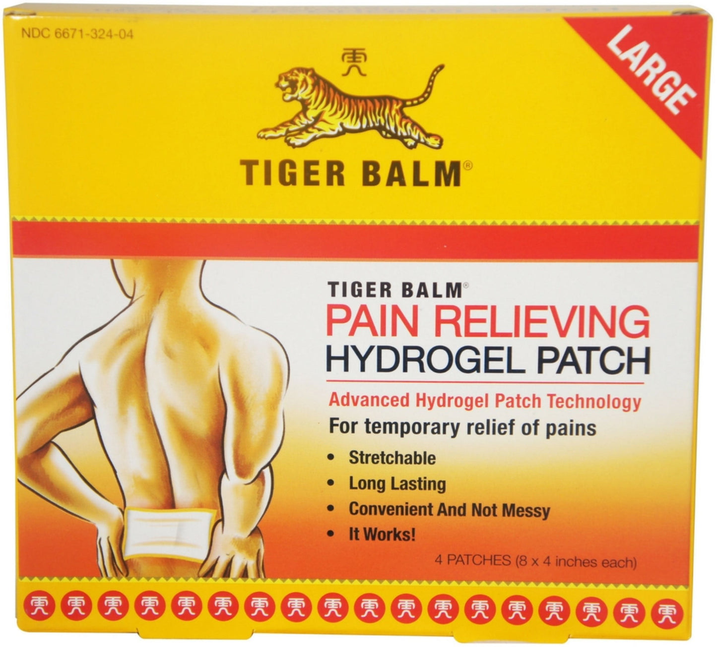 TIGER BALM PATCH AP 4X2.75N 5 WR