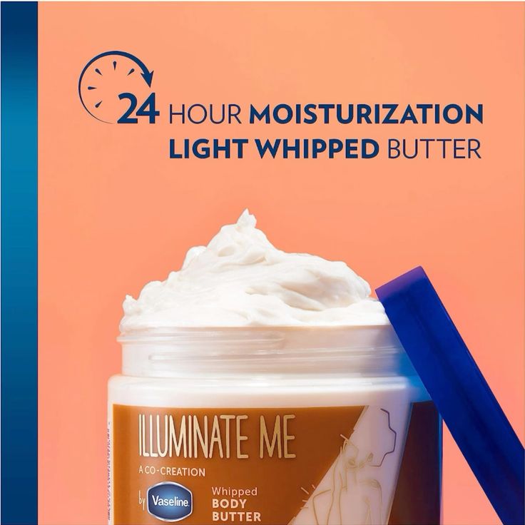 Vaseline Whipped Body Butter Illuminate Me 11oz