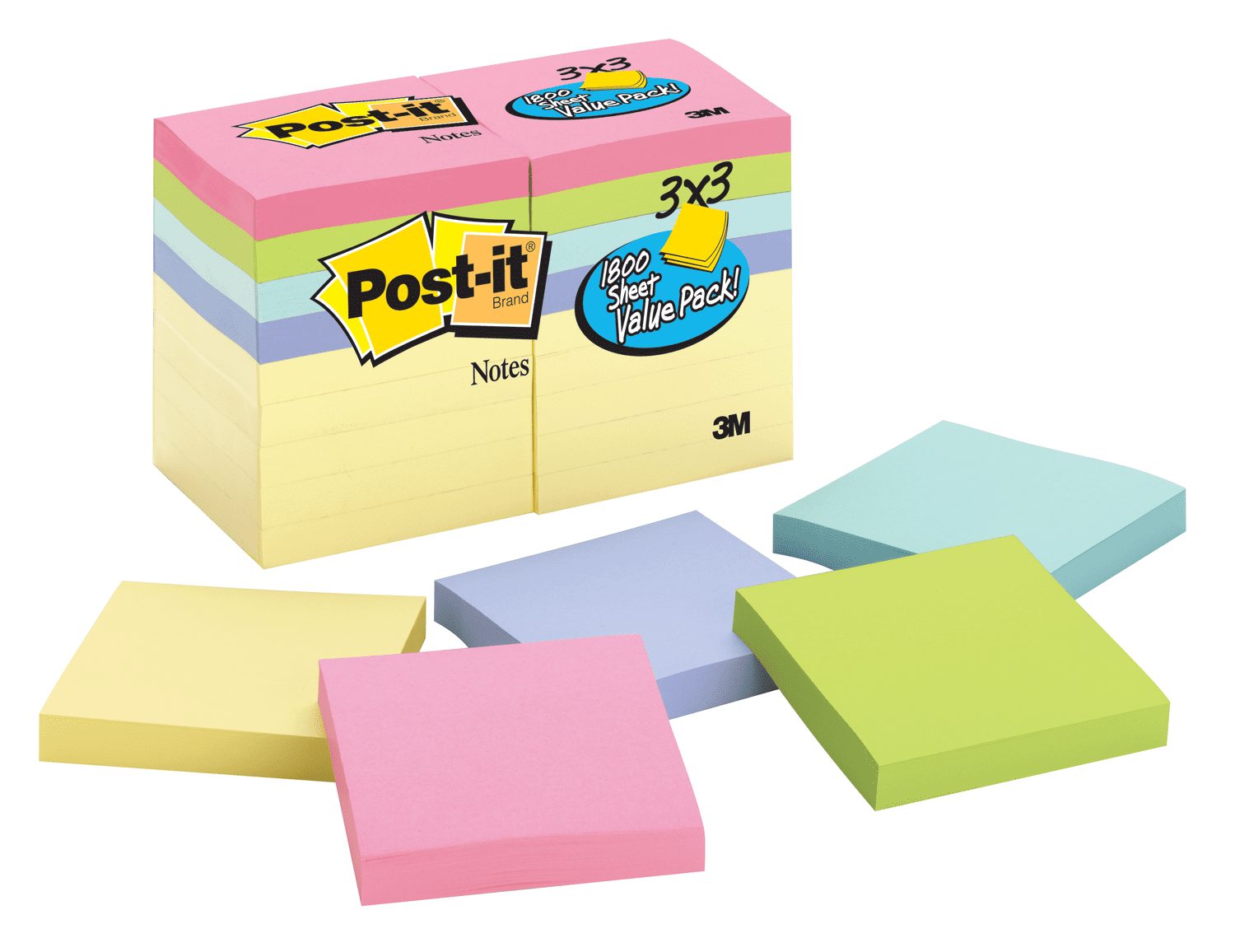 POST-IT TRNSPARNT NOTES 1 PAD/