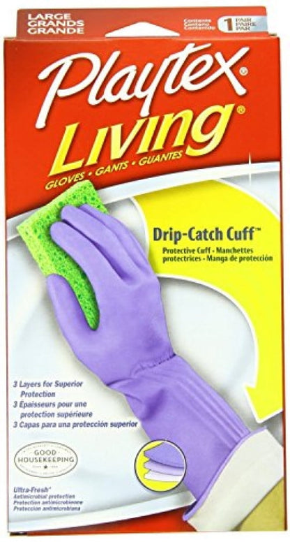 Playtex Living Gloves Large 72Cs - Colors Vary