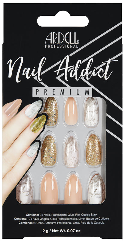 Ardell Nail Addict False Nails - French Fade
