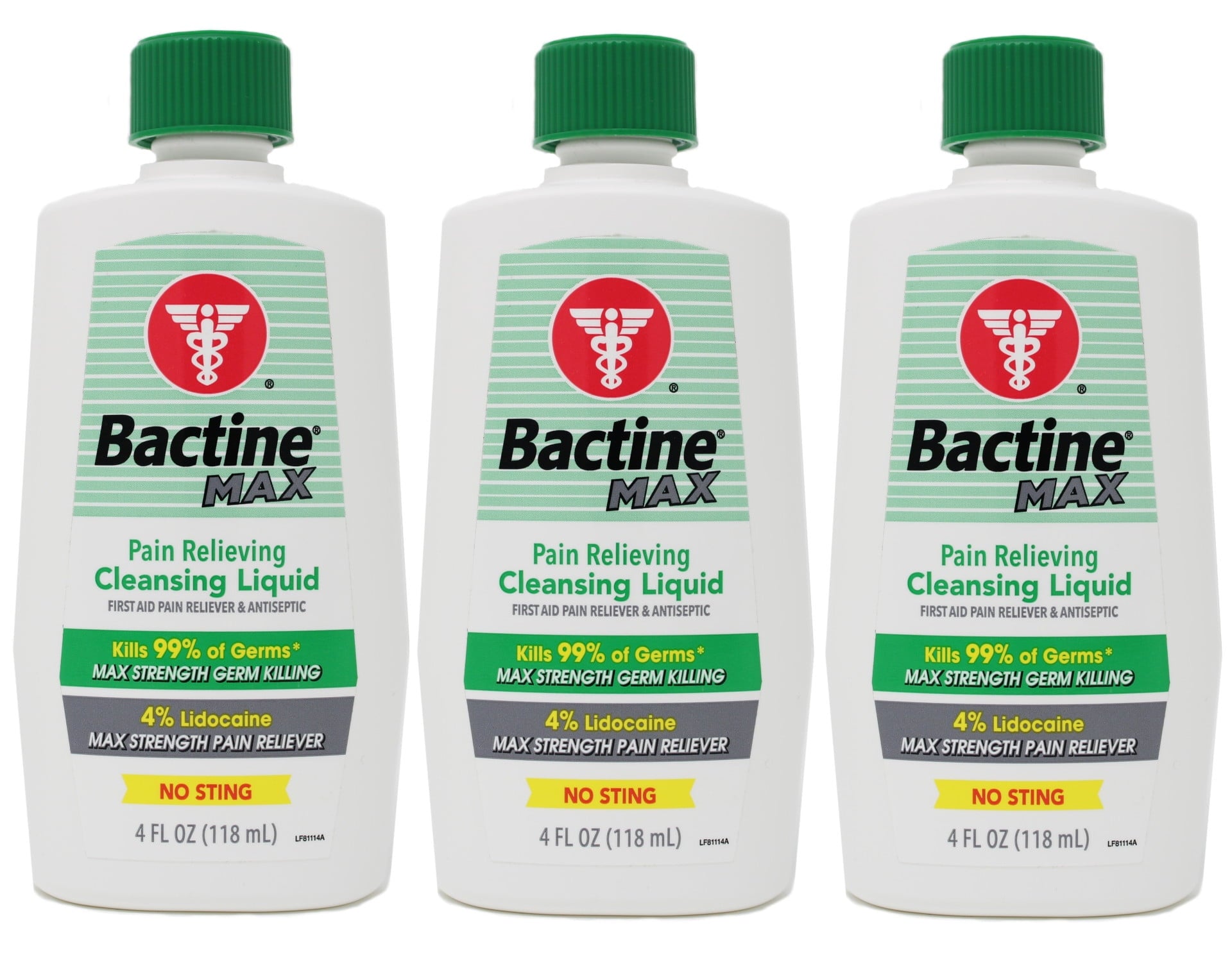 BACTINE MAX LQ 4-0.13% 118ML