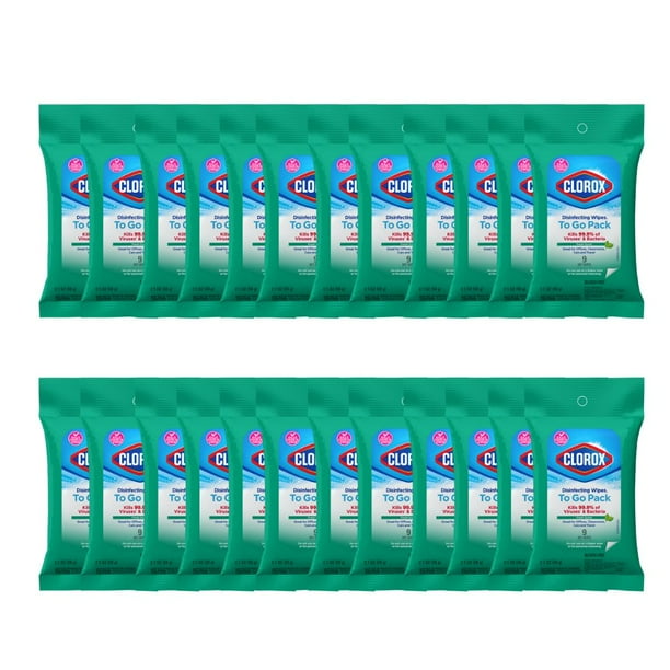 CLOROX DSFCT WIPES PA 24X9EA C L