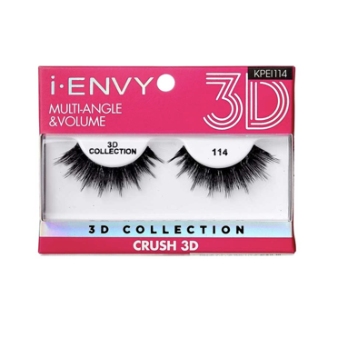 Kiss I Envy 3D Knotted Lashes Ultra Black Medium Length